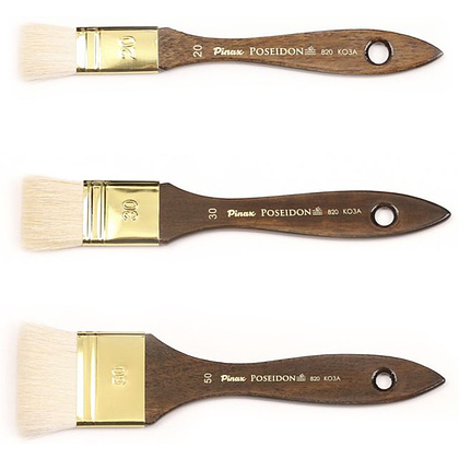 Кисть для рисования "Pinax POSEIDON", коза, флейц, №20 - 2