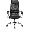 Кресло руководителя "Бюрократ CH-607SL TW-01 Neo Black", сетчатая ткань, хром, черный - 2