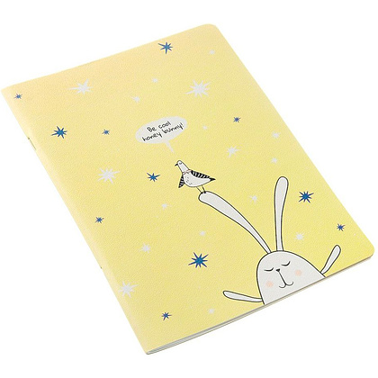 Тетрадь "Bunny желтый", А4, 40 листов, клетка, желтый - 2