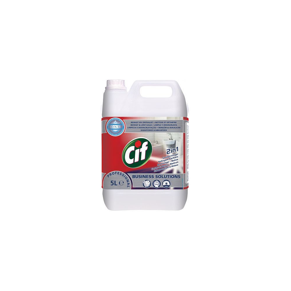 Средство чистящее для сантехники "Cif Washroom 2in1", 5 л