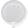 Крышка пластиковая для стаканов d=90 мм, для горячих напитков, 50 шт/упак, флип-топ, белый - 2