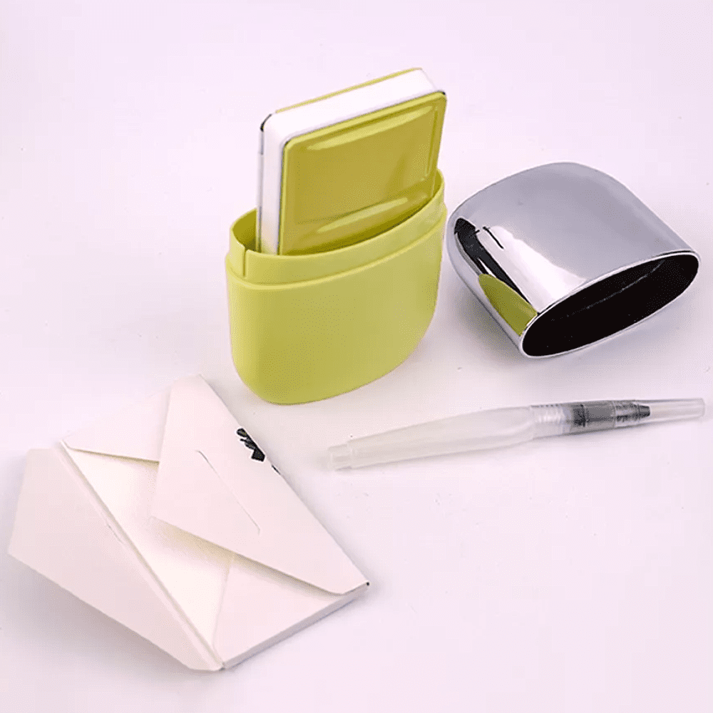 Набор для рисования акварелью "Himi Miya" (краски 18 цветов, кисть, бумага, стакан), желтый футляр - 7