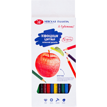 Цветные карандаши "Я-Художник!", 12 шт, шестигранные