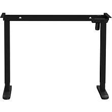 Каркас стола с электроприводом одномоторный AOKE, Well Desk BASIC, черный (AK-LCSM01ST-M60-BK)