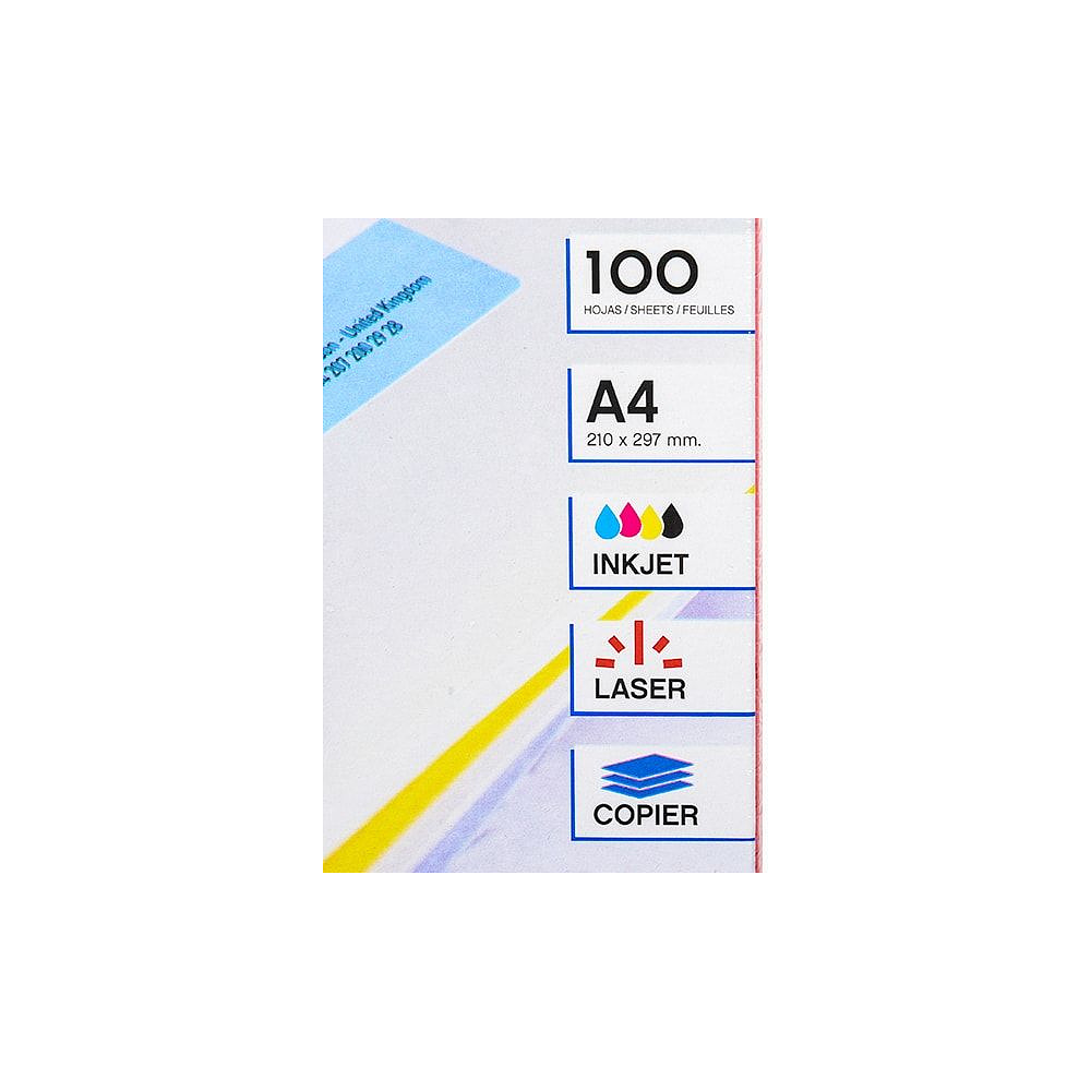 Самоклеящиеся этикетки универсальные "Apli", 52.5x21.2 мм, 100 листов, 56 шт, белый - 2