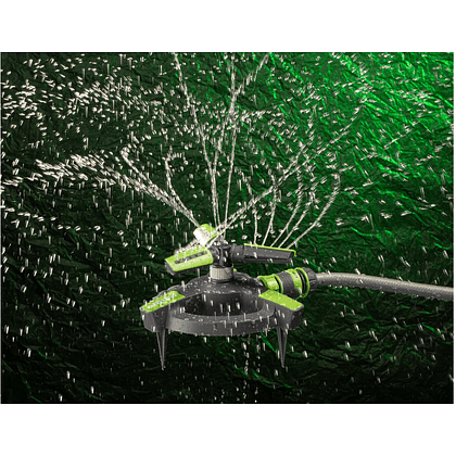 Дождеватель Amigo Grande "79064", 2/4", пластик, черный, зеленый - 3