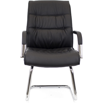 Кресло для посетителя EVERPROF BOND CF экокожа, черный   - 3