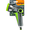 Пистолет-распылитель Amigo Grande 79840, 2/4", 8 фунций, пластик, черный, зеленый - 2