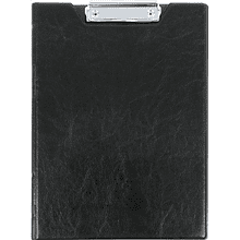 Планшет открывающийся с зажимом, A4, винил, черный