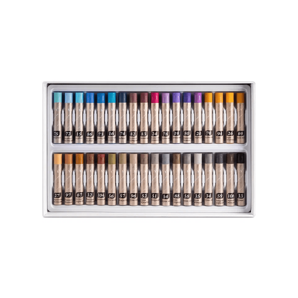 Пастель масляная "Малевичъ" профессиональная, 72 цвета - 5