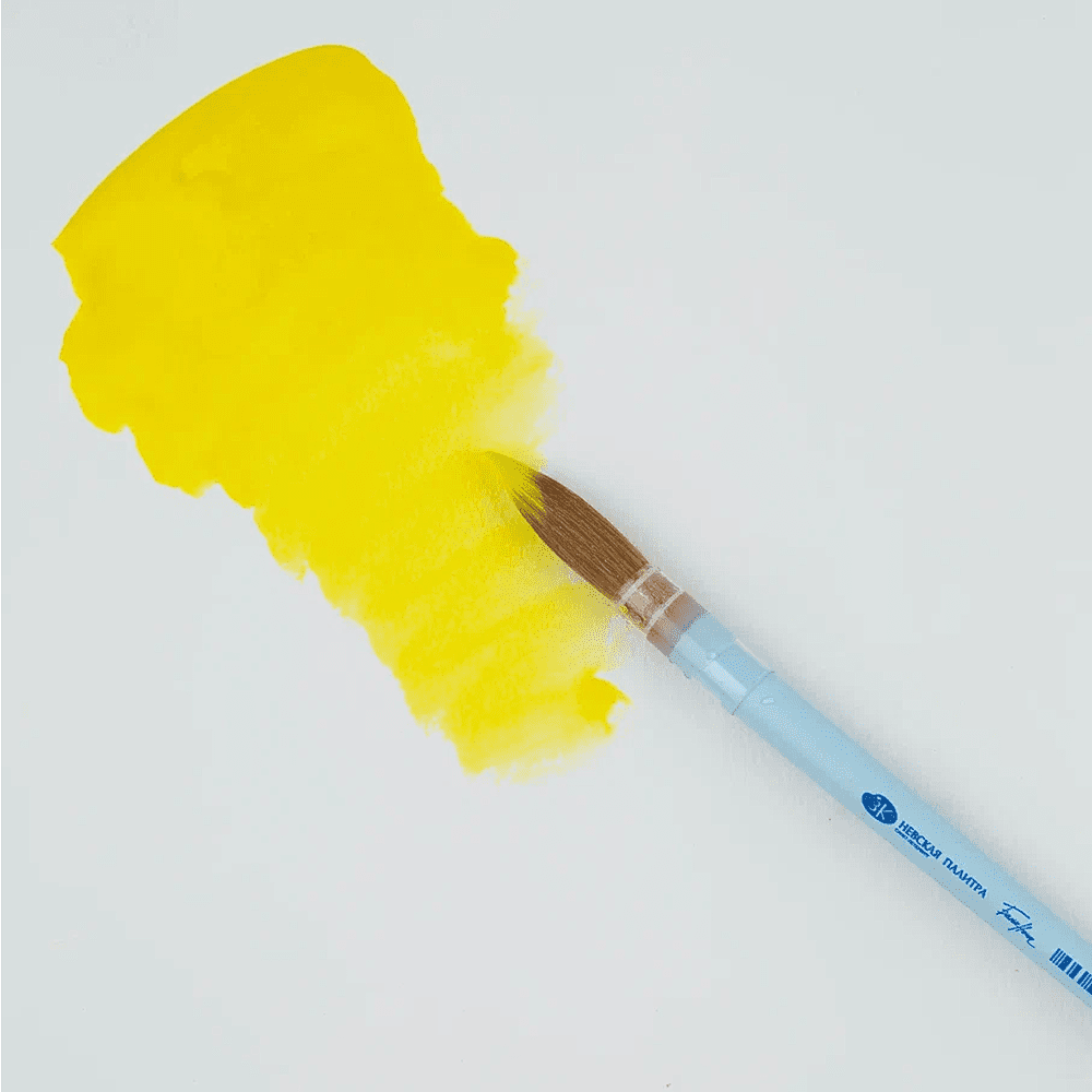 Кисть "Белые ночи", круглая, на короткой ручке, со скосом, №10 - 5