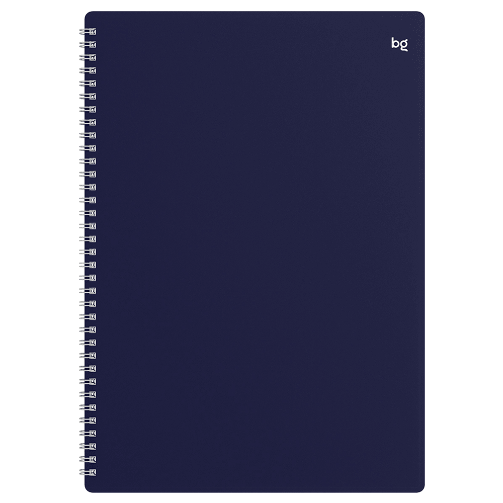 Тетрадь "База", А4, 80 листов, клетка , синий