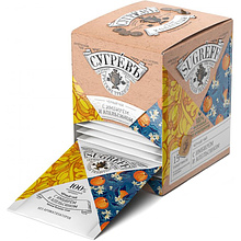 Чай черный "Сугревъ", 15 пакетиков x1.8 г, с имбирем и апельсином