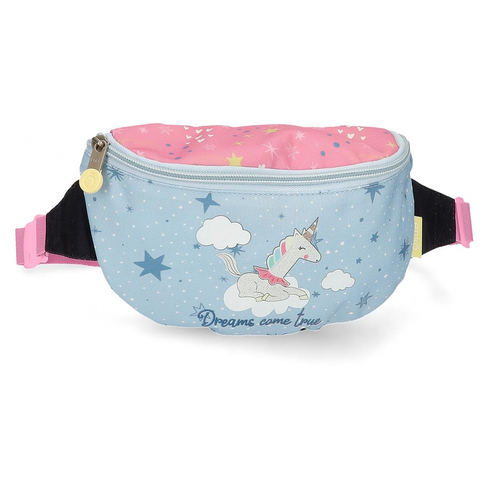 Сумка поясная Enso "Dreams come true", розовый, голубой