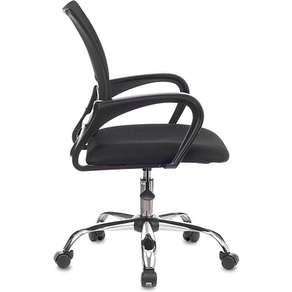 Кресло для персонала Бюрократ "CH-695NLTSL", сетка, ткань, металл, черный - 3