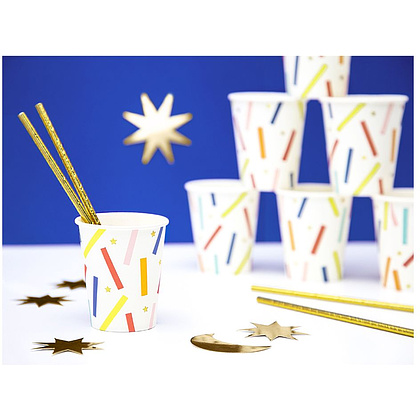 Стакан бумажный "Happy Birthday", 6 шт, 200 мл - 2