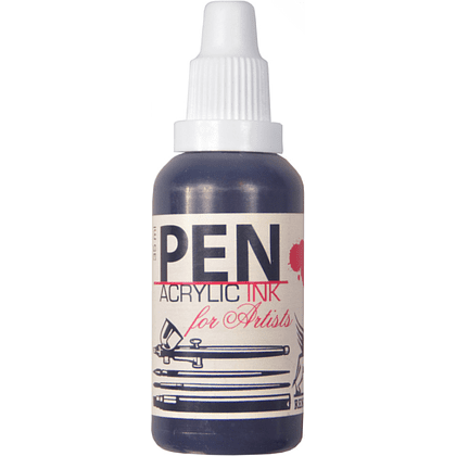Акрил жидкий "Acrilic Ink", 10 синий морской