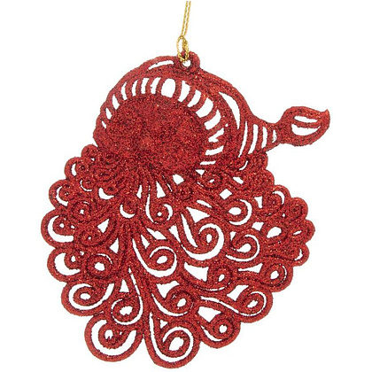 Украшение новогоднее "Санта красный", красный