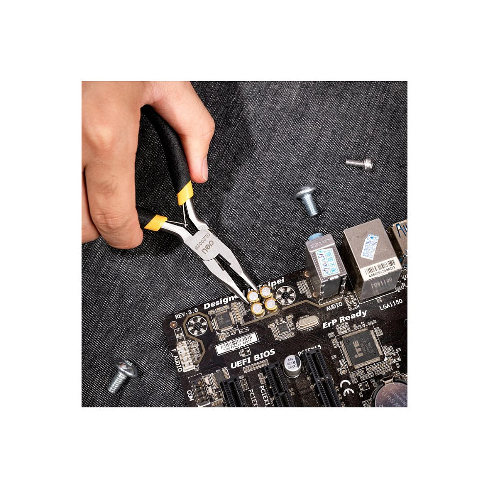 Набор мини-плоскогубцев Deli YS EDL103205-3, 3 шт - 4