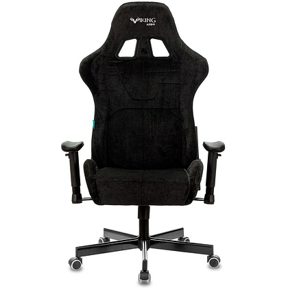 Кресло игровое Бюрократ VIKING "KNIGHT FABRIC", ткань, металл, черный - 12