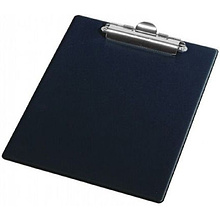 Планшет с зажимом, A4, пвх, черный