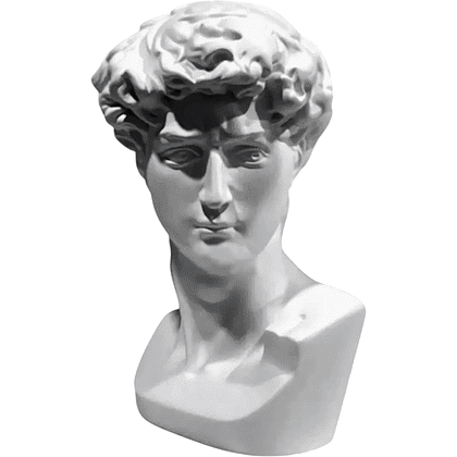 Гипсовая модель "Голова Давида малая"