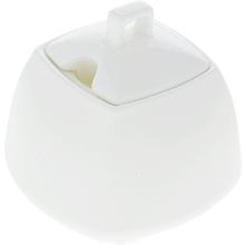 Сахарница, фарфор, 340 мл, белый