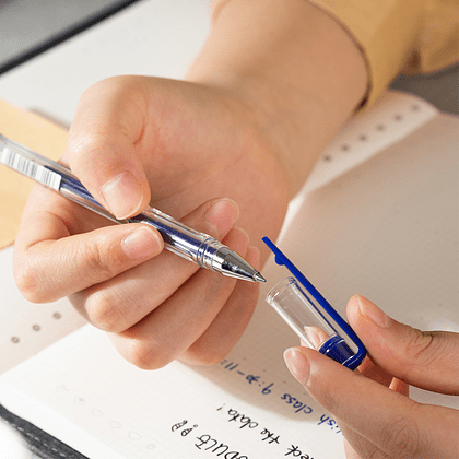 Ручка гелевая "Every", 0.5 мм, прозрачный - 6