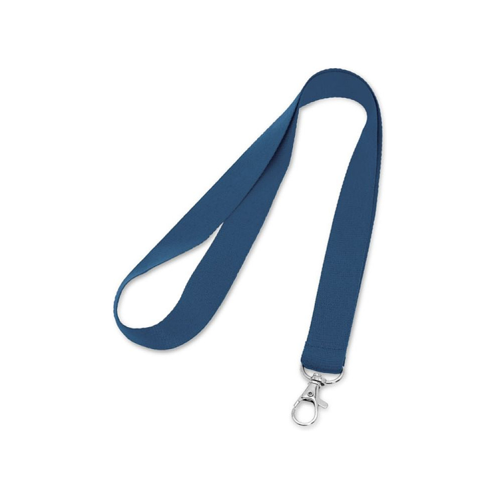 Тесьма с клипсой для бейджа "94405", 480x20 мм, синий - 4