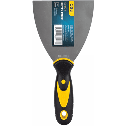 Шпатель Deli "EDL-HD4", 100 мм, черный, желтый