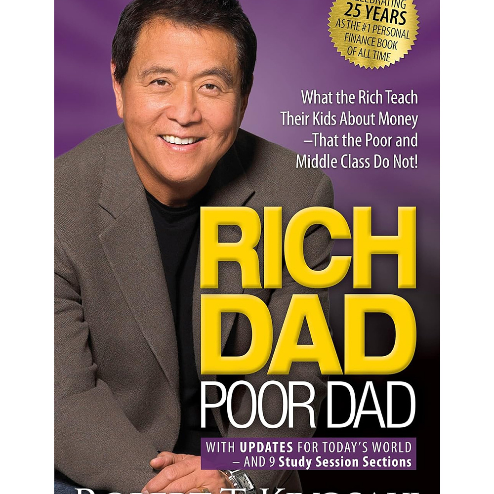 Книга на английском языке "Rich Dad Poor Dad", Robert T. Kiyosaki