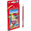 Цветные карандаши акварельные "Faber-Castell", 12 цветов - 2