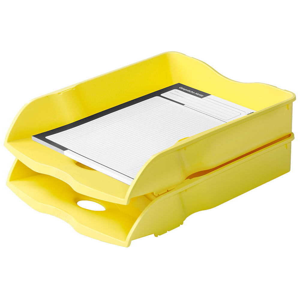 Модуль для бумаг горизонтальный "Re-Loop", желтый - 2