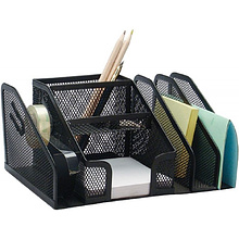 Подставка для канцелярских мелочей "Q-Connect", 205x145x100 мм, черный