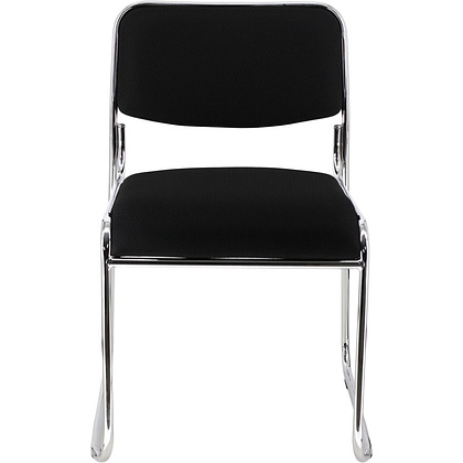 Стул для посетителей EVERPROF "Fix", ткань, металл, черный - 2