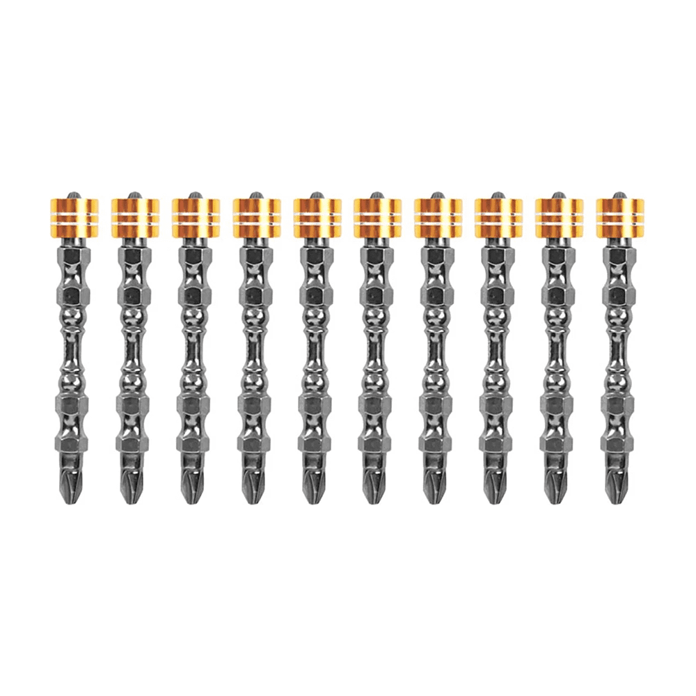 Бита Deli YS EDL255065, с ограничителем, 10 шт., PH2 x 65 мм, для ГКЛ