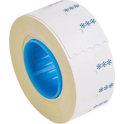 Этикет-лента для этикет-пистолета морозостойкая, 21х12х1000 мм, 1000 шт, белый