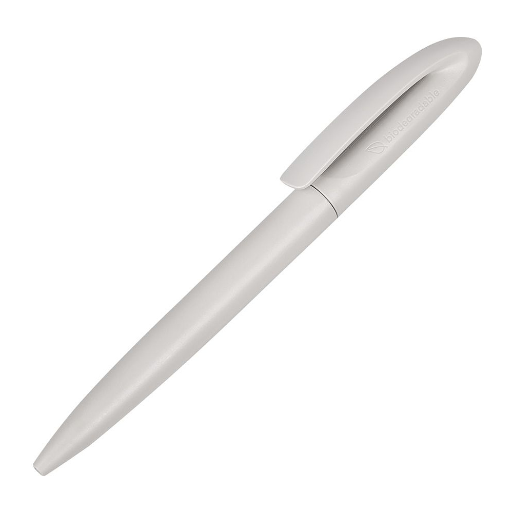 Ручка шариковая автоматическая "Senator Skeye Bio", 1.0 мм, светло-серый, стерж. синий