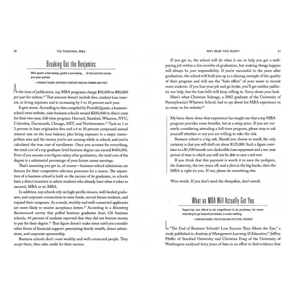 Книга на английском языке "The Personal MBA", Josh Kaufman - 2