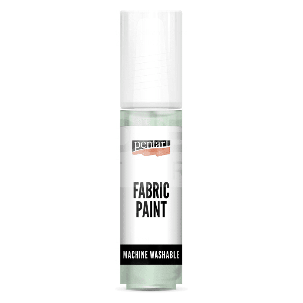 Краски для текстиля "Pentart Fabric paint", мятный, банка