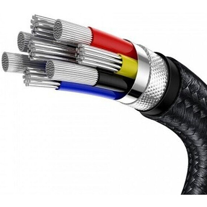 Кабель Baseus CATJK-C01, 1 м, черный - 2