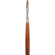 Кисть "Escoda Versatil Brush L/H", синтетика, темно-коричневый, плоская, №6