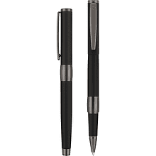 Набор ручек шариковые автоматические + роллер "Image Black Line RB"