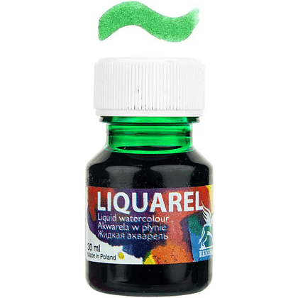 Акварель жидкая "Liquarel", 155 зелёный лесной, 30 мл