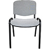 Стул офисный "Iso Black KNISA LIGHT GREY", ткань, металл, светло-серый - 2