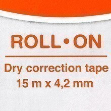 Корректирующий роллер "Roll-On", лента, 4.2x15 мм/м