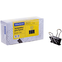 Зажим для бумаг "OfficeSpace", 12 шт