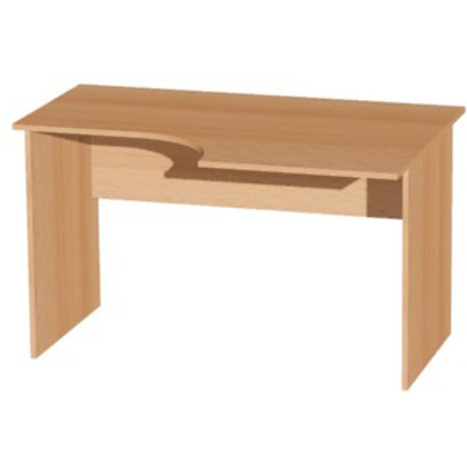 Коллекция Макси стол письменный М23-R, 1180х900х750 мм, бук