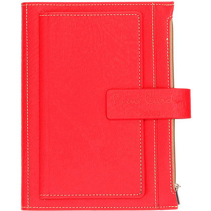 Книга записная "Pierre Cardin", А5, 256 листов, линованный, красный