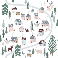 Бумага декоративная в рулоне 